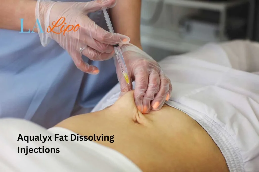 woman having fat dissolving injections West Hampstead in the stomach