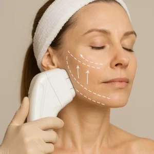 Woman having HI-FU to reduce wrinkles call LA LIPO West Hampstead Now!