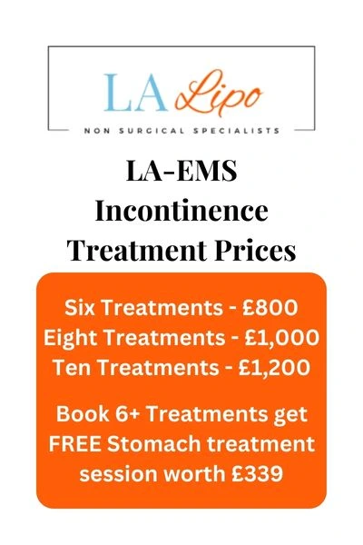 LA-EMS Incontinence Treatment Prices West Hampstead