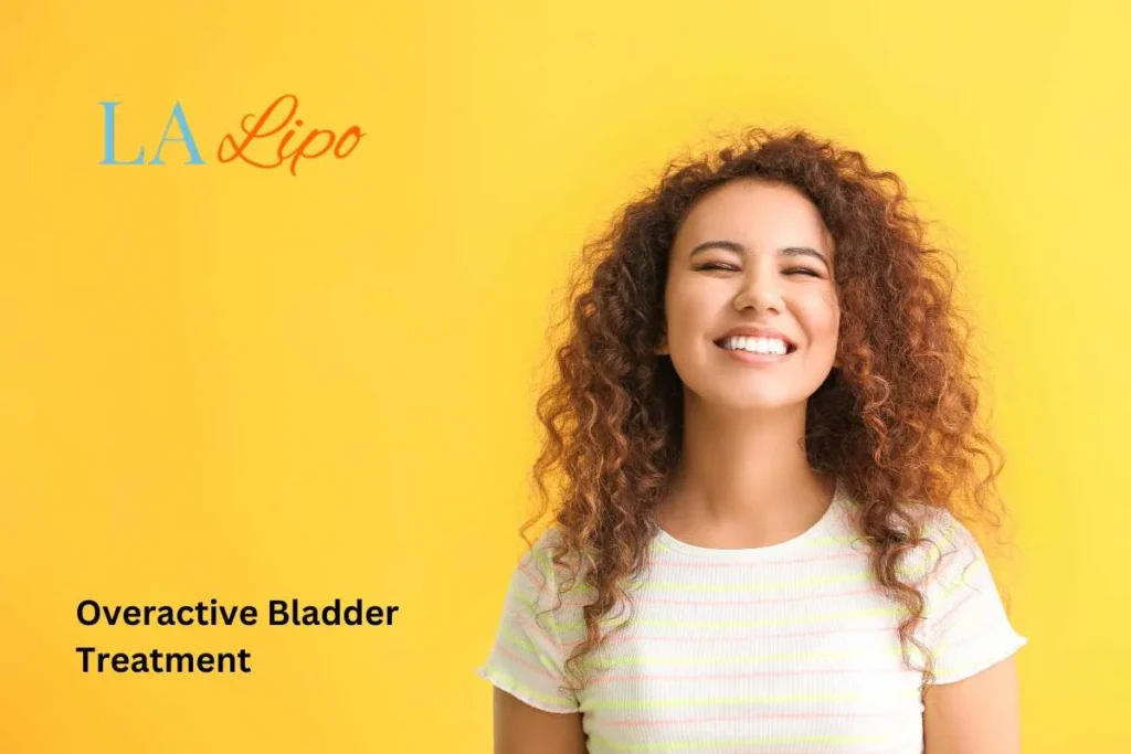 woman smiling about overactive bladder treatment West Hampstead solutions