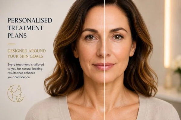 Before and after results of Collagen Lift Therapy West Hampstead